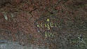 Ritterstein Nr. 103-07 Zum grossen Kanzelfelsen 330 Schr. Inschriften